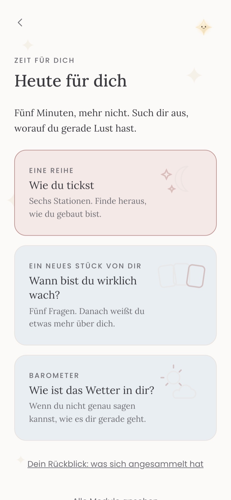 „Zeit für dich