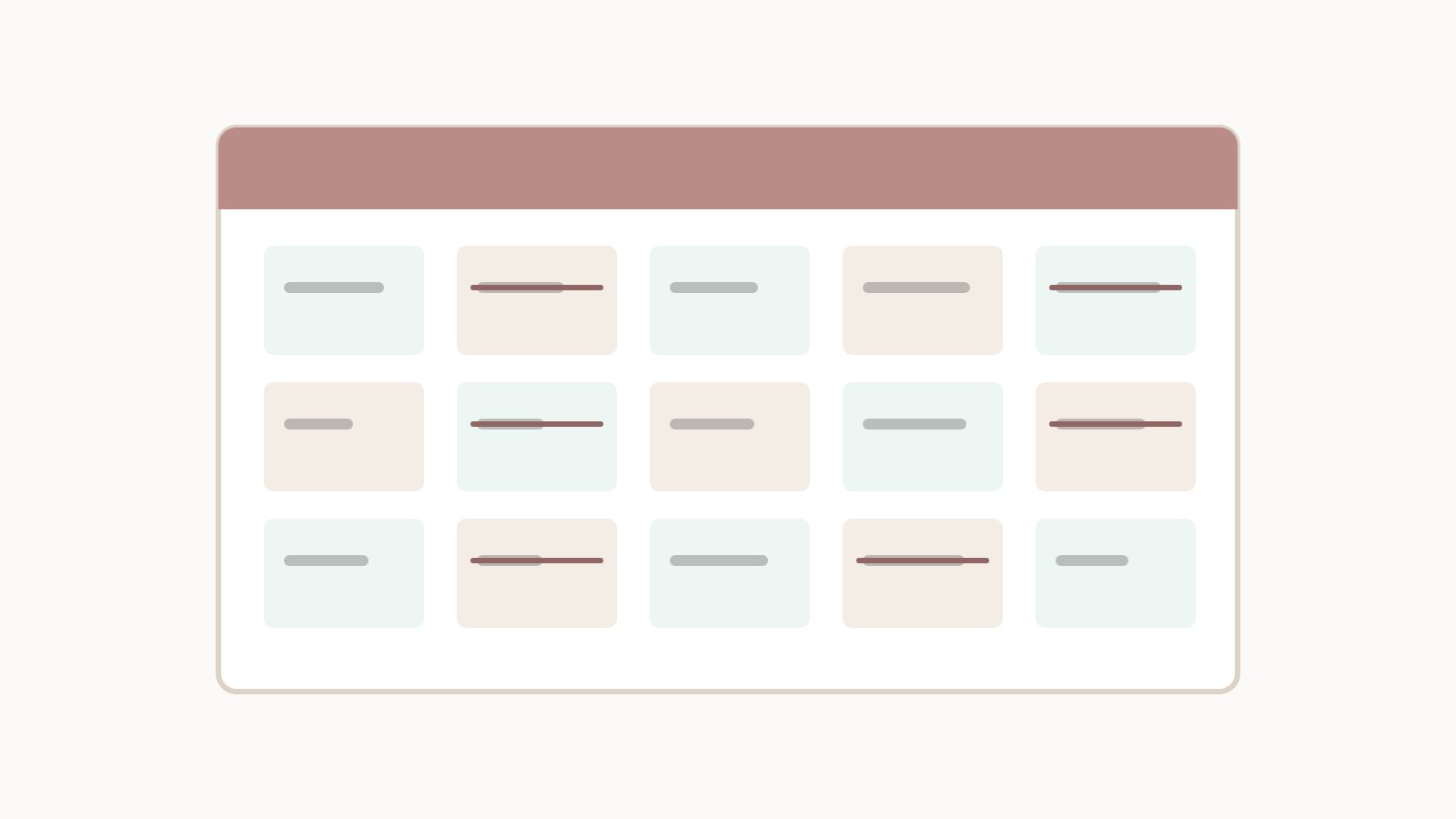 Illustration: Wochenkalender, in dem mehrere Termine durchgestrichen sind